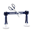 Grand Opening Kit-36" Ceremonial Scissors, Ribbon, Bows, Stanchions